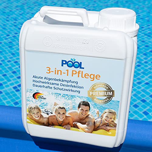 3-in-1 Poolreinigung Wasserpflege