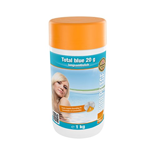 Steinbach Poolchemie Total blue, 20g langsamlöslich, 1 kg, Desinfektion, 0752301TD08
