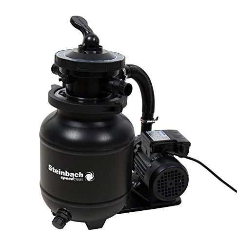 Steinbach Speed Clean Active Balls plus Sandfilteranlage, Umwälzleistung 3,8 m³/h, 230 V/200 Watt, Anschluss Ø 32/38 mm, 320 g Filter Balls, 040386