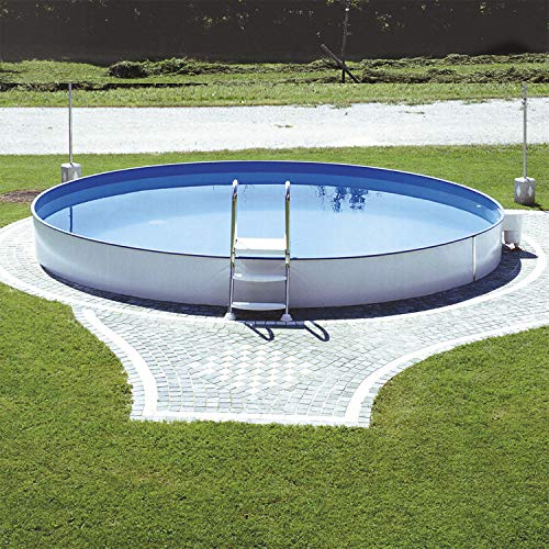 Steinbach Styriapool Stahlwandpool 10400 weiss Ø 350 x 120 cm